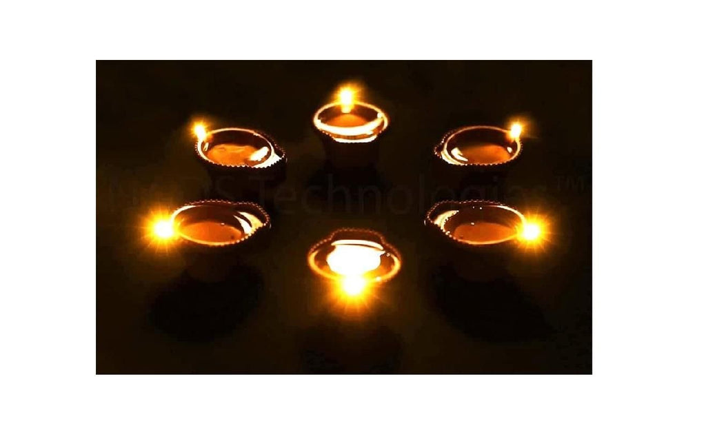 AquaGlow Sensor Diyas – LED Water-Activated Decorative Lights (Pack of 6/12/18/24)