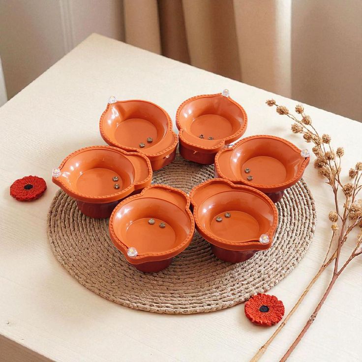 AquaGlow Sensor Diyas – LED Water-Activated Decorative Lights (Pack of 6/12/18/24)